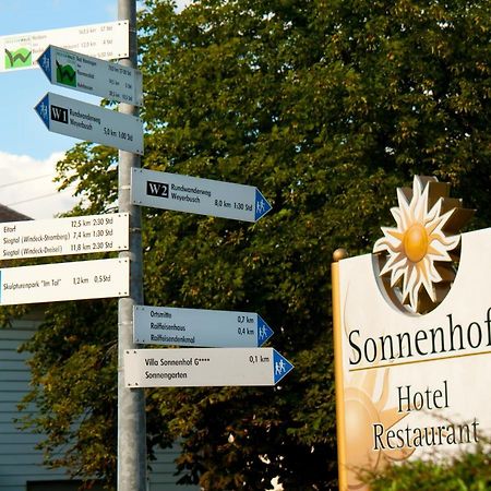 Hotel Restaurant Sonnenhof Weyerbusch Eksteriør billede