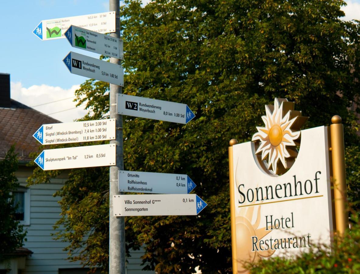 Hotel Restaurant Sonnenhof Weyerbusch Eksteriør billede